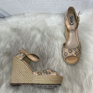 Circus By Sam Edelman Sutton Embroidered Metallic Espadrilles